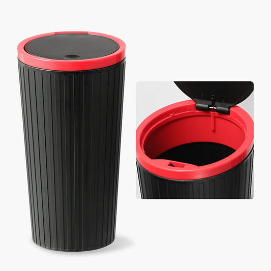 Waterproof Car Cup Trash Can with Lid – Mini Auto Garbage Bin, Leak-Proof Cup Holder Waste Container